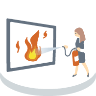 防災体験ツアーのイラストイメージ